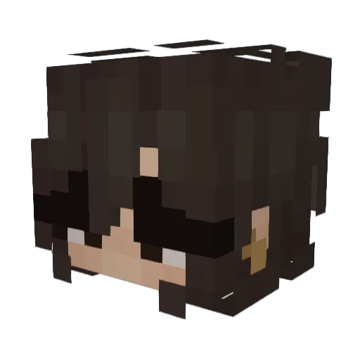 Madgad09 Minecraft avatar head, 3D render
