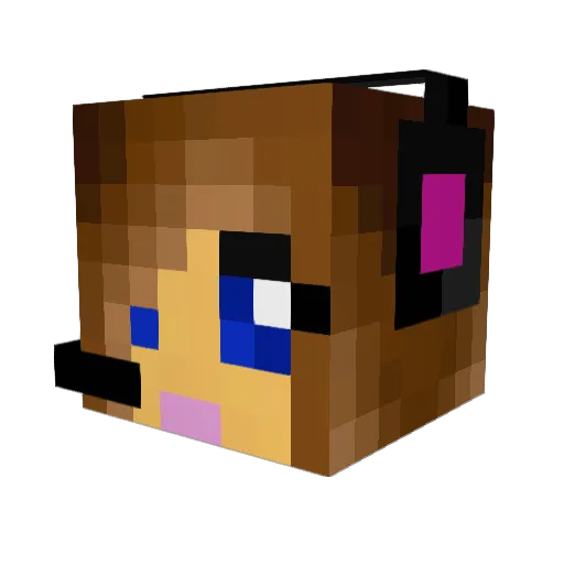 Madgeb0520 Minecraft avatar head, 3D render
