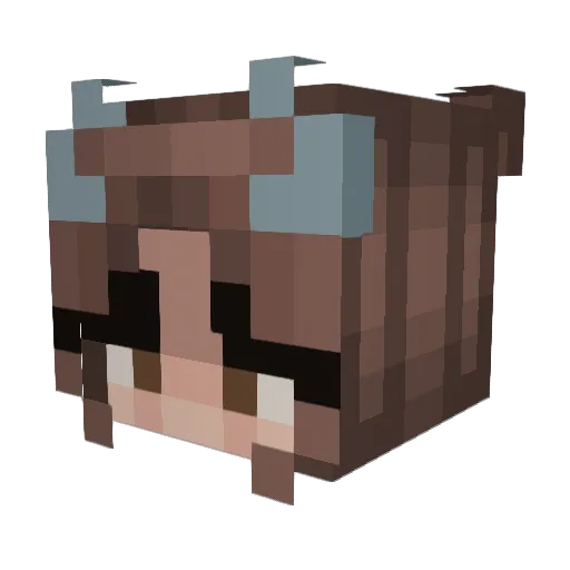 Madi0515 Minecraft avatar head, 3D render