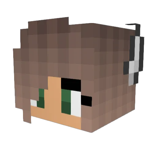 Madi_Marie28 Minecraft avatar head, 3D render