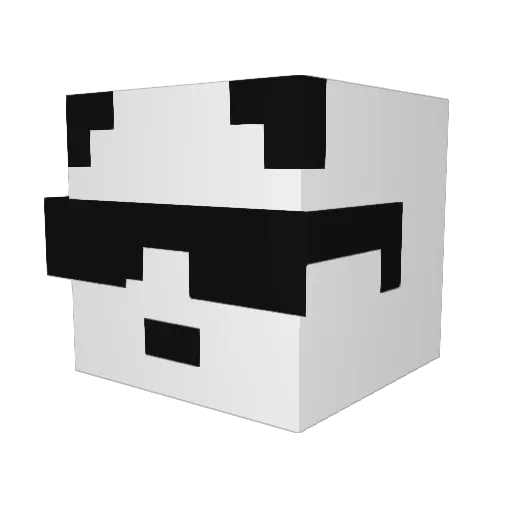 Madi_XD Minecraft avatar head, 3D render