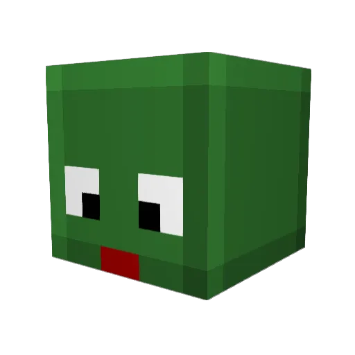 MadiiqQ Minecraft avatar head, 3D render