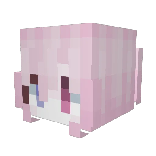 Madijk Minecraft avatar head, 3D render
