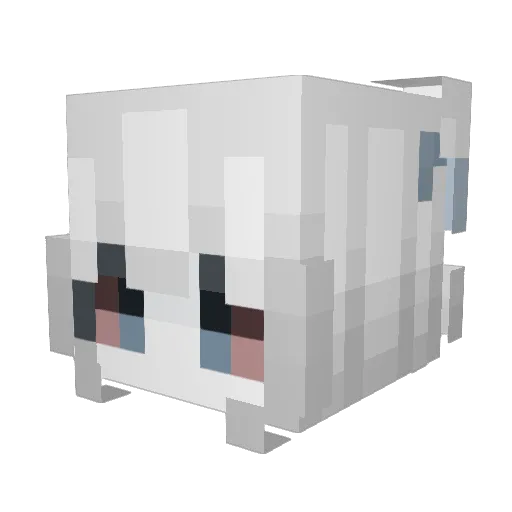 Madison222 Minecraft avatar head, 3D render