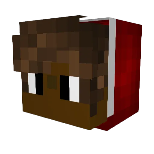 Madison85 Minecraft avatar head, 3D render
