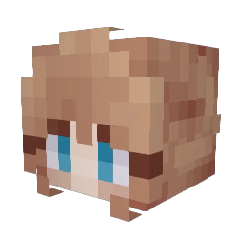 Madisone624 Minecraft avatar head, 3D render