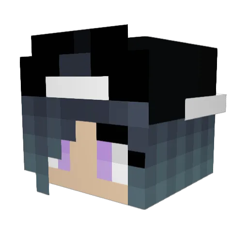 Madisonjm13 Minecraft avatar head, 3D render