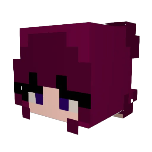 Madkat68 Minecraft avatar head, 3D render