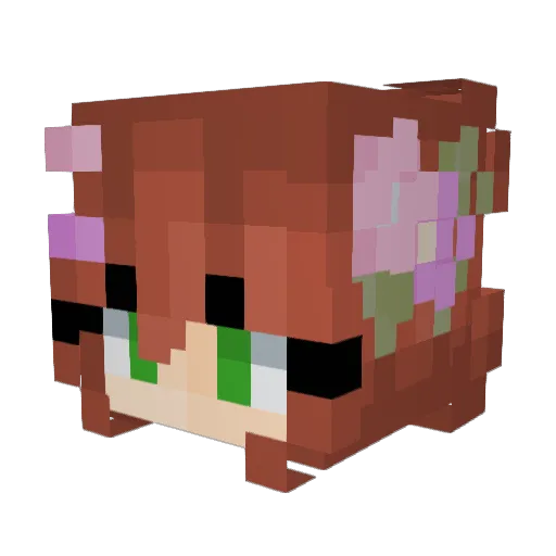 Madlandss Minecraft avatar head, 3D render