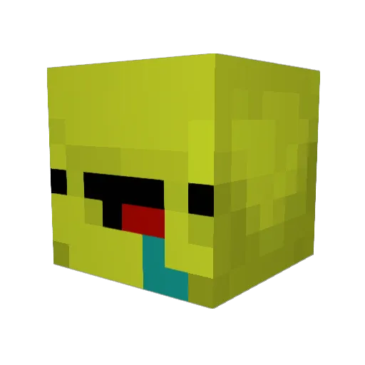 MadlyTiger9397 Minecraft avatar head, 3D render