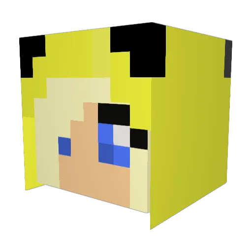 Madmadison1527 Minecraft avatar head, 3D render