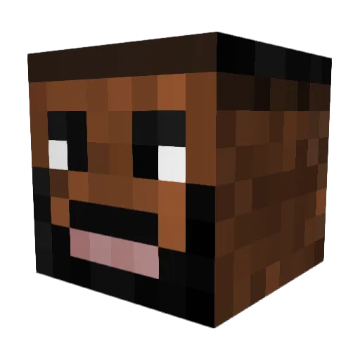 Madman2259 Minecraft avatar head, 3D render