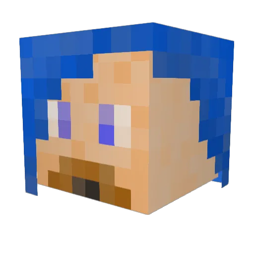 Madman6940 Minecraft avatar head, 3D render