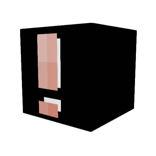 Madmanrex2 Minecraft avatar head, 3D render