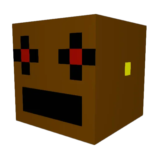 Madmonkey1166 Minecraft avatar head, 3D render