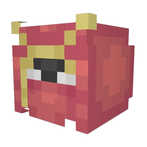 Madneos Minecraft avatar head, 3D render