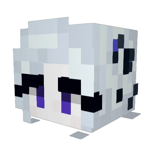 MadnessWithout Minecraft avatar head, 3D render