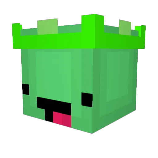 Madnuz Minecraft avatar head, 3D render