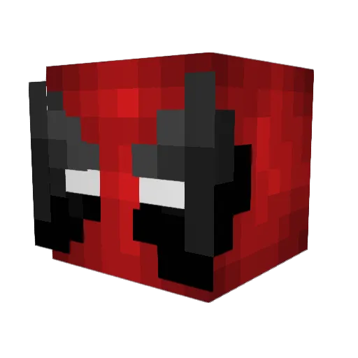 Madoc Minecraft avatar head, 3D render