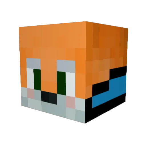Madore224 Minecraft avatar head, 3D render