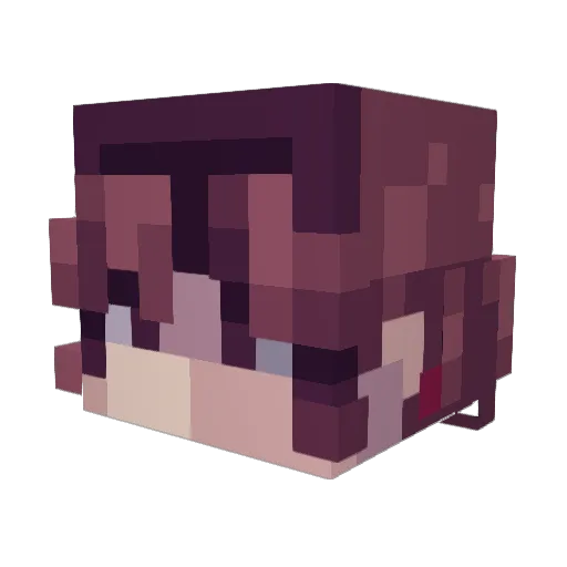 Madospare Minecraft avatar head, 3D render