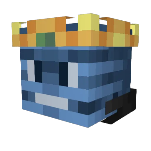 Madoxx Minecraft avatar head, 3D render