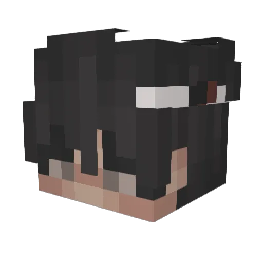 Madoxz Minecraft avatar head, 3D render