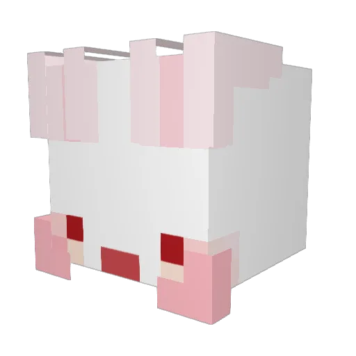 Madrabbit18 Minecraft avatar head, 3D render