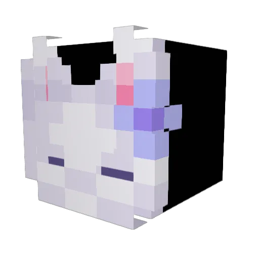 Madrigan2 Minecraft avatar head, 3D render