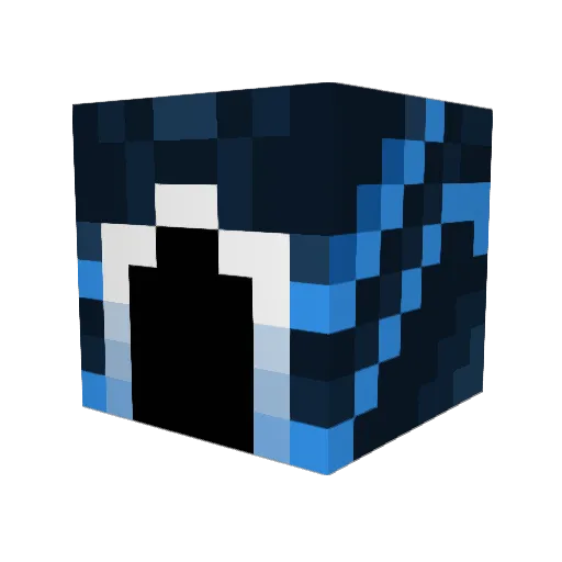 Madrik2222 Minecraft avatar head, 3D render