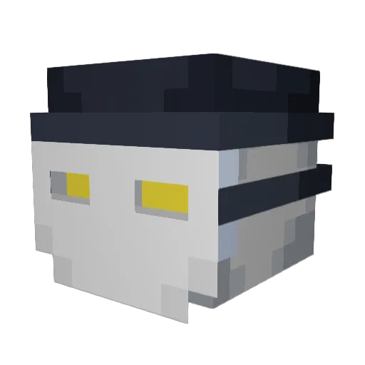Madrops Minecraft avatar head, 3D render