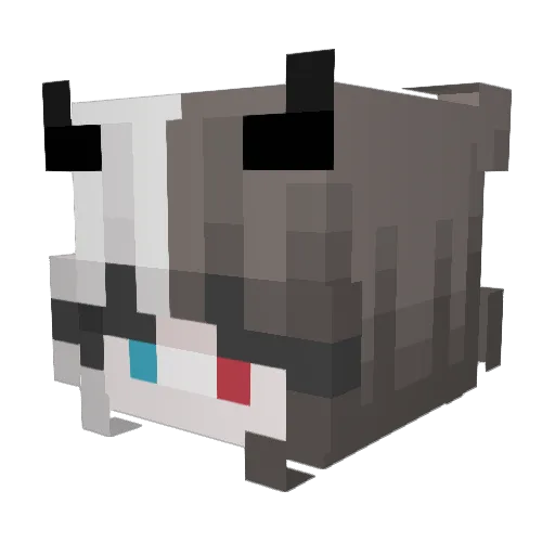 Mads2527 Minecraft avatar head, 3D render