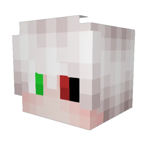 Mads262d Minecraft avatar head, 3D render