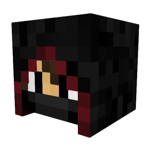 MadsKAnd Minecraft avatar head, 3D render