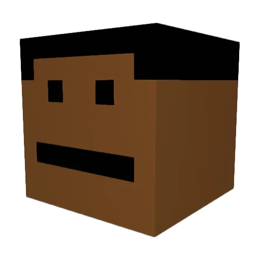 MadsLund2003 Minecraft avatar head, 3D render