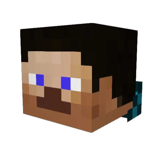 MadsRS10 Minecraft avatar head, 3D render
