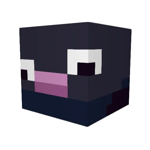 Mads_170101 Minecraft avatar head, 3D render