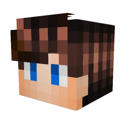 Madscout88 Minecraft avatar head, 3D render