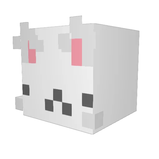 Maduox1 Minecraft avatar head, 3D render