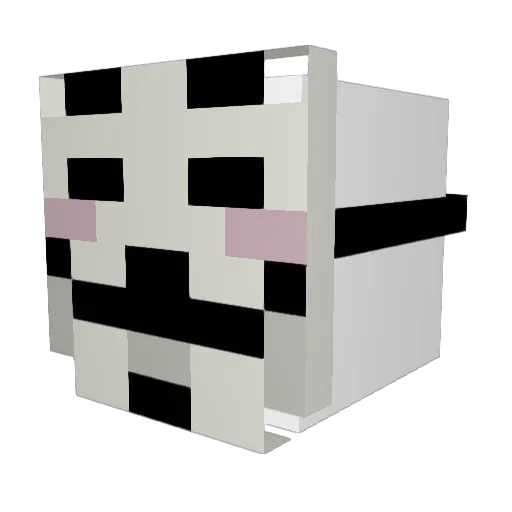 Madx5 Minecraft avatar head, 3D render
