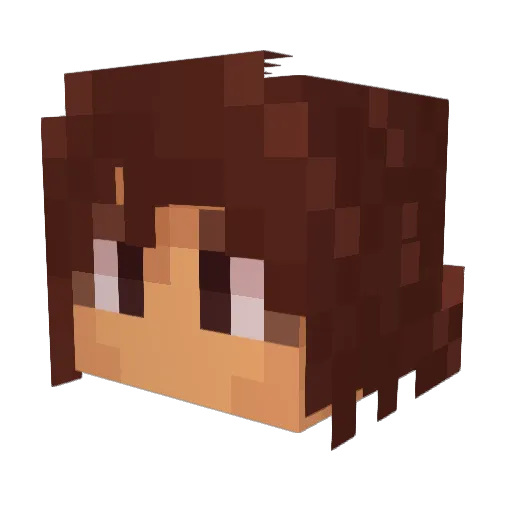 Mady_Mt Minecraft avatar head, 3D render
