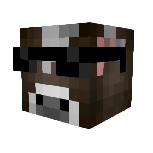 Madzik654321 Minecraft avatar head, 3D render