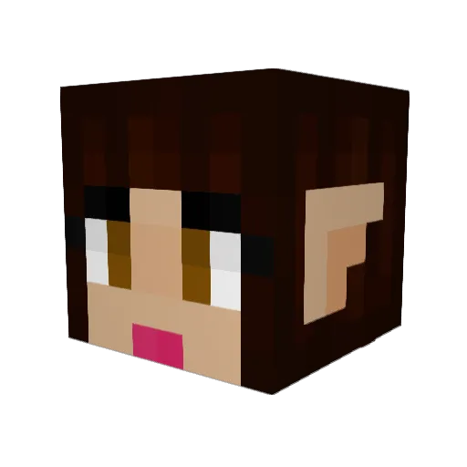 Madzik89 Minecraft avatar head, 3D render