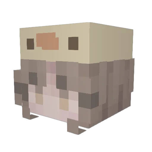Madzison Minecraft avatar head, 3D render