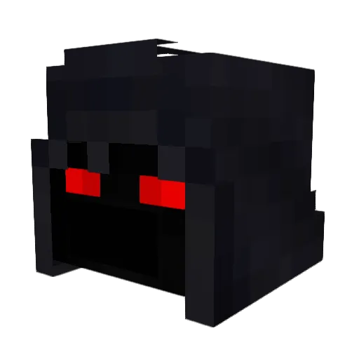 Madzkill Minecraft avatar head, 3D render