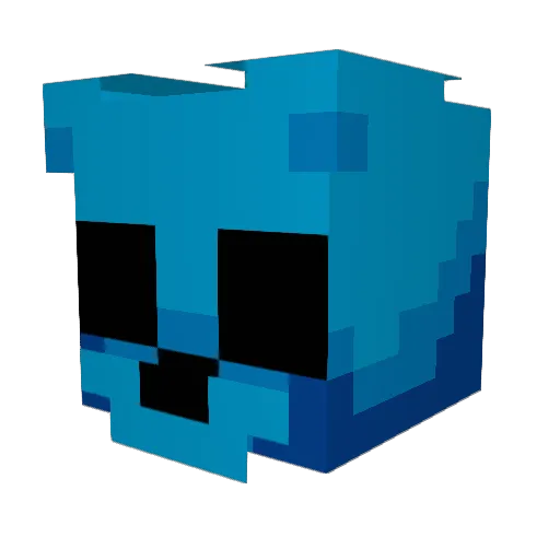 Madzz9236 Minecraft avatar head, 3D render