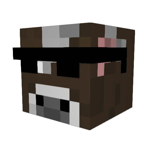 MaeKessKifoo Minecraft avatar head, 3D render