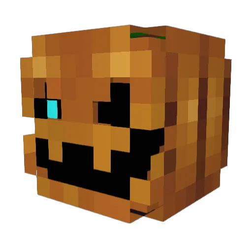 MaechyOne Minecraft avatar head, 3D render