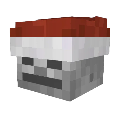 Maedriz Minecraft avatar head, 3D render