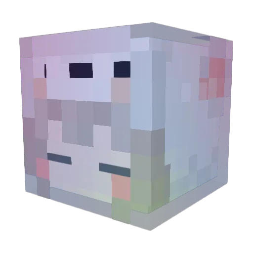 Maekklyn Minecraft avatar head, 3D render